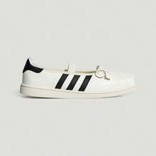 Adidas(ADIDAS) SUPERSTAR SQ BALLET JENNIE Collaboration Ballet Style Square Toe Casual Shoes LB3786 - White - View 4