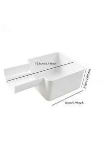 1pc Washing Machine Drain Outlet Water Tray, Suitable For Gorenje Washing Machine Drain Outlet, Drain Outlet Water Tray, Leak-Proof Drainage Storage Box Replacement Part, Home Appliance Accessory, Washing Machine Spare Part, Washing Machine Base, Perfect Choice For Washing Machine Cleaning And Storage, Suitable For Christmas, Halloween And Graduation Season. - Multicolor - View 4