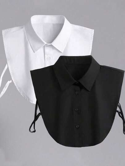 1 pièce Doublure intérieure de col de chemise simple et polyvalente, convient pour le port quotidien