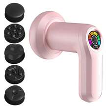 Electric Pusher Vibrates The Entire Body, Abdomen, Legs And Waist. It Is A Multi-Functional Handheld Body Beauty Device. Comes With Type-C Charging Cable And 5 Massage Heads. - View 11