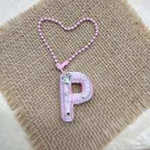 You Can Make Your Own White Diamond Letter Car Rearview Mirror Hanger. It Features A Silver Bead Chain Design, With An Elegant Shiny Cream Texture. It Can Be Easily Hung On The Car's Rearview Mirror And Is A Charming Interior Decoration For Your Car. - Letter Pendant - View 22
