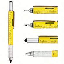 2pcs 6-In-1 Pocket Multi Tool Pen, Level Ruler Precision Screwdriver Stylus Pen, Portable EDC Gadget For Phone Repair, DIY, Office, Home Use - Multi-color - View 8