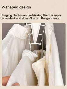 1/3pcs Multi-Hook Space-Saving Hanger, Foldable Multi-Layer Clothing Storage Hook, Closet Organizer, Multi-Function Hat, Belt, Tie, Accessory Hanging Rack - View 6