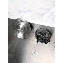 Tempat Tisu Gantung Dinding, Rak Penyimpanan Kamar Mandi, Tempat Spons Stainless Steel, Tempat Plastik Pembungkus Gantung Dinding, Aksesori Wastafel Dapur, Cocok Untuk Dapur, Kamar Mandi, Toilet, Ruang Tamu - MultiWarna - View 8