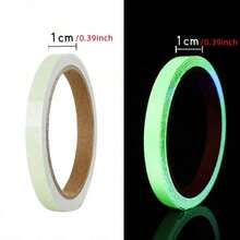 Green Fluorescent Glow-In-The-Dark Tape, Self-Luminous Night Glowing Adhesive Tape, Anti-Slip Decorative Tape For Stairs, Stage, Warning Marking,1pc - A - View 11