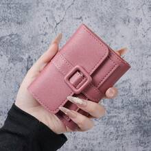 2026 New Women's Short Wallet, Student Minimalist Korean Style Small Wallet, Casual Coin Purse For Women - Multicolor - View 9