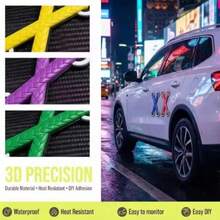 1pc Motorcycle Decals 3D Design Decorative Sticker Vinyl Sticker Funny Cross Shoelaces Funny Shoelace Stickers Car Decals - Car Motorcycle Sticker - View 8