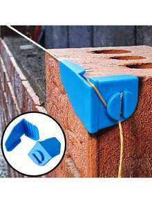 Building Line Anchor Corner Bracket, Plastic Brick Masonry Line Fixer Set, Precision Brick And Block Alignment Masonry Line Guide Tool - Multicolor - View 1