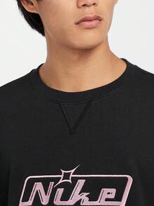 Nike Oversize Men's Crew Neck Loose Casual Sweatshirt HQ2957-010 - HQ2957-010 - View 4