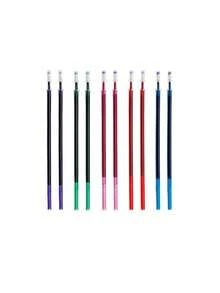 10pcs Water-Soluble Pen Refills, Washable Fabric Marking Pen Refills, Includes Red, Blue, Green, Purple, Rose Red 5 Colors To Choose From, Suitable For Different Fabric Background Colors, Applicable For Cross Stitch Tracing, Embroidery Positioning, Patchwork Marking And Other Various Crafting Scenarios - Erasable Pen Refills - View 13