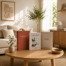 3pcs Nordic Exquisite Faux Decorative Book Set, Home Desktop Decoration Faux Books, Used For Home Decor, Elegant Coffee Table And Bookshelf Styling, Photography Scene Props - 3pcs - View 7