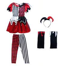 Halloween Costumes, Circus Spirit, Clown Cosplay Costumes, Adult Dresses, Carnival Stage Costumes, Performance Costumes - Multicolor - View 14