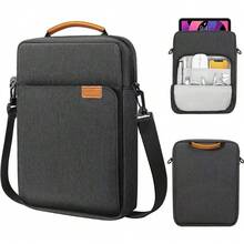 Tablet Bag Storage, Handheld, Shoulder Crossbody, Portable Minimalist, Black And Gray Dual Color Options, Fits 10.9-11inchs/12.9-13.3inchs - View 3