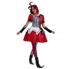 Halloween Costumes, Circus Spirit, Clown Cosplay Costumes, Adult Dresses, Carnival Stage Costumes, Performance Costumes - Multicolor - View 5
