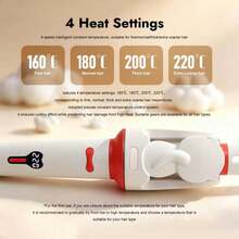 Automatic Hair Curler With 4 Temperature Modes, Adjustable Temperature, Smart Timer And Sensor Auto-Off For Safety - Multicolor - View 7