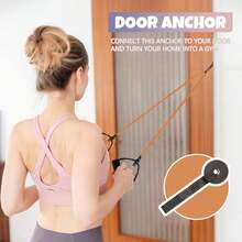 Resistance Bands With Handles, Door Anchor Exercise Tubes For Strength Training - Super Stretch - View 3