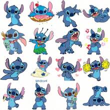 55pcs Non Repeating Stitch Creative Stickers Decorative Mobile Skateboarding Water Cups Personalized Waterproof Cute - Multicolor - View 4