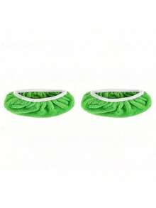 2/4/6/8-Piece Reusable Green Mop Pads Replacement Pack - Suitable For - Washable Microfiber Wet And Dry Mop Pads Compatible With Sweeping Mop, Perfectly Suitable For Cleaning Surfaces And Hardwood Floors (Excluding The Mop Itself) - A - View 9