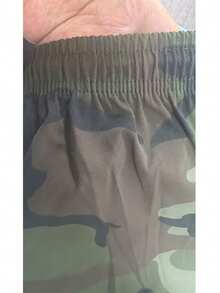 Men's Casual Cargo Pants, Fashionable Camouflage Cargo Pants, Suitable For Outdoor Hiking And Casual Outings, Spring/Summer - Army Green - View 9