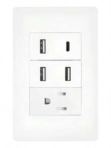 Adapters & Multi-Outlets - WHITE - View 1