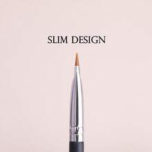 1pc Ultra-Thin Flat Concealer Brush Eyeliner Brush Precision Base Makeup Concealer Makeup Tool/Random Style - Black - View 4
