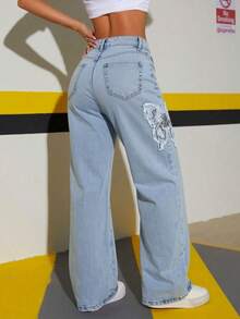 Women Jeans - Light Wash - View 4