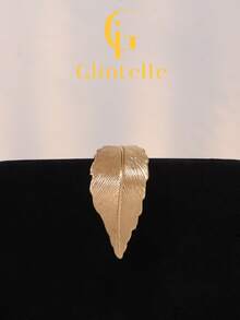 Black Velvet Leaf-Shaped Clutch, Luxury Gold Hardware Evening Bag, Detachable Chain Shoulder Strap, Suitable For Formal Party/Wedding/Date Night Accessory - Black - View 5