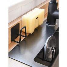 Tempat Tisu Gantung Dinding, Rak Penyimpanan Kamar Mandi, Tempat Spons Stainless Steel, Tempat Plastik Pembungkus Gantung Dinding, Aksesori Wastafel Dapur, Cocok Untuk Dapur, Kamar Mandi, Toilet, Ruang Tamu - MultiWarna - View 5