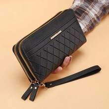 2026 New Women's Long Wallet, Korean Style Minimalist Double Zipper Coin Purse, Multi-Card Slot Wallet Card Holder - Multicolor - View 10