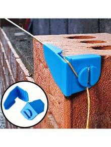 Building Line Anchor Corner Bracket, Plastic Brick Masonry Line Fixer Set, Precision Brick And Block Alignment Masonry Line Guide Tool - Multicolor - View 2
