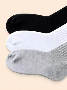 1/3/6Pairs Women's Multi-Color Fashion Slouch Socks Suitable For Daily Use - Multicolor - View 3
