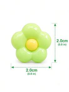 10 DIY Styles Random Cartoon DIY Resin Accessories Material Package Green Hole Shoes, Shoe Buckles, Shoe Flowers - Multicolor - View 4