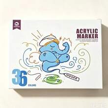 Mobee Acrylic Paint Markers 12/24/36/48pcs Soft Tip European Standard Learning Office Marker Set Best Holiday Gift Suitable For Most Surfaces - Fresh White Marker - View 14
