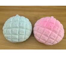 1pc Realistic Pink Strawberry Hong Kong Style Pineapple Bun Handmade DIY Stress Relief Squishy Toy - Multicolor - View 16