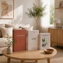3pcs Nordic Exquisite Faux Decorative Book Set, Home Desktop Decoration Faux Books, Used For Home Decor, Elegant Coffee Table And Bookshelf Styling, Photography Scene Props - 3pcs - View 6