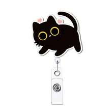 1pc Acrylic Retractable Badge Reel, Retractable Badge Holder For Nurses, Teachers, Doctors, Medical Staff, RN, LPN, CNA, MA, BSN, Halloween, Christmas - B - View 3