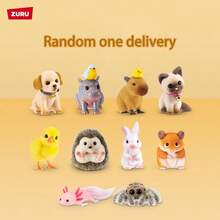 ZURU MY MINI Cute Mini Pet Sweetheart Companion Decor Dog, Chick, Spider, Hedgehog, Rabbit, Hamster, Hippo, Capybara, Kitten - Multicolor - View 4