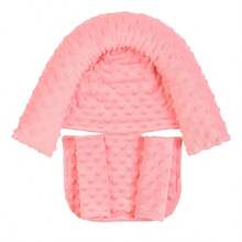 Infant Travel Support Pillow, Baby Head And Neck Support Pillow, With Car Seat Safety Belt Cover - Multicolor - View 13