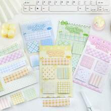 Mini Combination Sticky Notes, Simple Fresh Polka Dot Basic Memo Paper, Memo Stickers, Suitable For Notebooks, Diaries, Planners, Back To School Season, School Opening Season - one-size - View 2