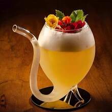 1pc Transparent High Borosilicate Glass Juice Cup, Creative Vampire Highball Glass - Clear - View 12