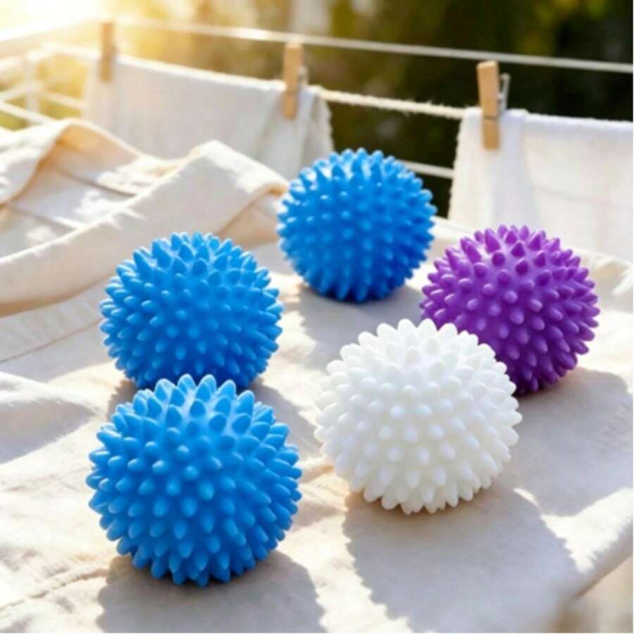 Reusable Laundry Ball Set - Removes Hair, Softens Clothes, Prevents Tangling, Reduces Wrinkles, No Electricity Needed, Washing Machine Balls, Dryer Balls, Anti-Tangle Laundry Balls - Multiple Styles - View 1