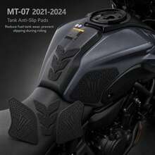 Motorcycle Fuel Tank Anti-Slip Sticker Set, Suitable For MT-07 2021, 2022, 2023, 2024, 3pcs Anti-Slip Rubber Fuel Tank Grip Pads, Motorcycle Accessories/Motorcycle Parts, Practical Motorcycle Accessories, Reduce Fuel Tank Wear - MT07 - View 11