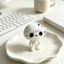 1pc Cute Cartoon Mummy Design Earphone Case Compatible With Apple Airpods5/Airpods5 Earphone Protective Shell Cover Pro3/Pro2 2nd/3rd Generation New Silicone Soft Shell - Multicolor - View 6