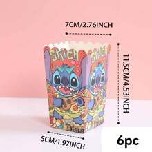 6pcs/12pcs/24pcs Cartoon Theme Party Candy Boxes, Suitable For Halloween Party Decoration, Theme Party Gift Boxes, Candy And Cookie Boxes, Party Gift Bags, Party Gift Boxes, Suitable For Birthday Party, Candy And Popcorn Boxes Decoration, Suitable For Back To School Party, Holiday Essential Party Supplies - Multicolor - View 7
