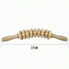 Wooden Massager | Made Of Natural Solid Wood Roller From China (Straight & Curved Rods) | Relieve Muscle Tension And Improve Cellulite | Body Shaping | Essential Home Massage Tool | Unisex Health Tool | Holiday Health Gift - View 7