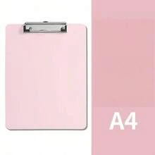 A4 Size Clipboard Folder - Durable PP Material, With Writing Board, Student And Professional Office Folder, Document Filing Folder - Multicolor - View 6