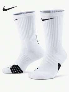 Nike 2021 Elite 毛巾底運動襪 中性長筒籃球襪 SX7622-100 - SX7622-100 - 查看 1