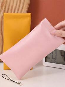 Soft Glasses Storage Bag With Grip Portable Squeeze Eyeglass Case For Men And Women Lightweight Scratch Resistant Eyeglasses Case For Indoor Outdoor Sports Daily Travel Back To School Home Classroom Essential Accessory - Multicolor - View 8