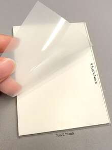 50 buah Kertas Lem Pewarna Sekali Pakai, Palet Pewarna Kuku yang Dapat Disobek, Baki Pencampur Warna Kutek, Papan Display Kertas Tahan Air - MultiWarna - View 9
