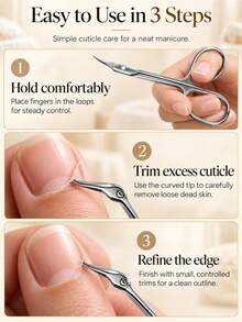 1pc Russian Style Nail Clipper, Curved Tip Nail Clipper, Manicure & Pedicure Tool, Professional Stainless Steel Dead Skin Trimmer - Multicolor - View 6